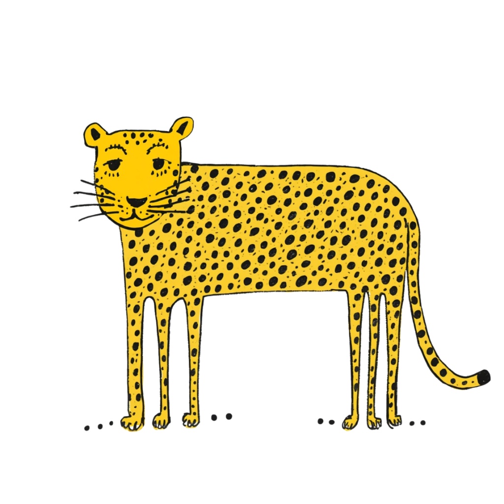 北欧風のゆるい動物たち・手書き風クリップアート10種セット(PDF形式)