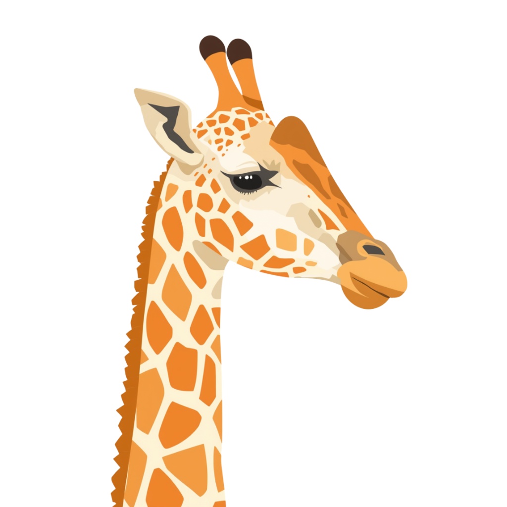 北欧風のゆるい動物たち・手書き風クリップアート10種セット(PDF形式)