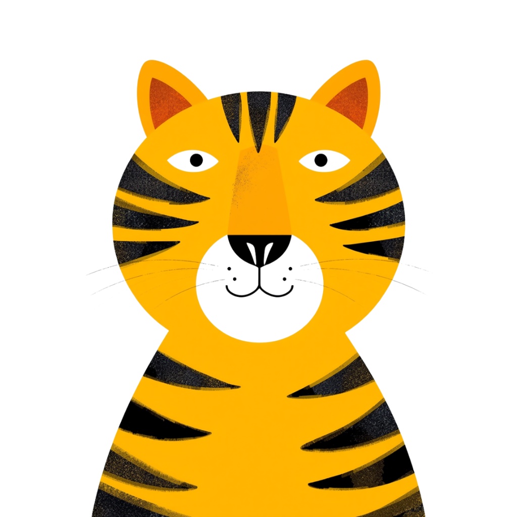 北欧風のゆるい動物たち・手書き風クリップアート10種セット(PDF形式)