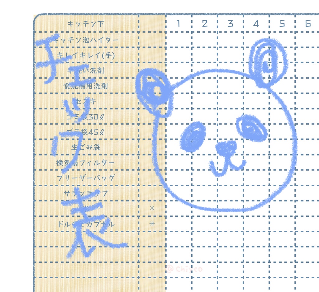 購入リスト&ストック管理