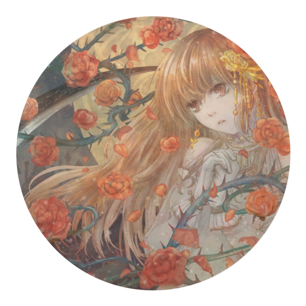 マスキングテープ 【夜空に舞う薔薇柄】