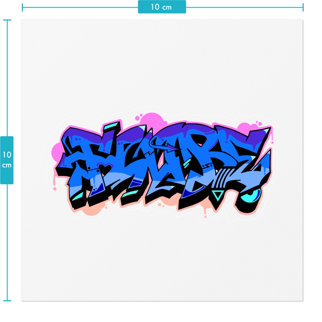 自作ロゴステッカー「Flure」