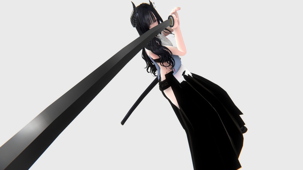 【抜刀ギミック付き武器モデル】 蛇蝎切 / 真克切