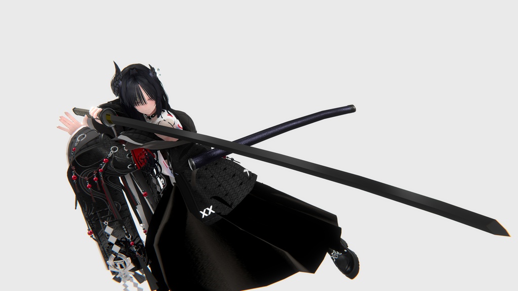 【抜刀ギミック付き武器モデル】 蛇蝎切 / 真克切