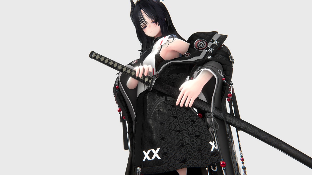 【抜刀ギミック付き武器モデル】 蛇蝎切 / 真克切