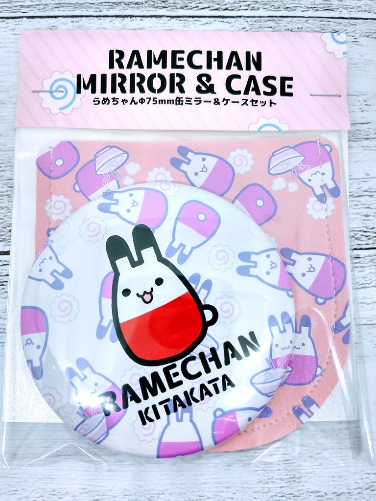らめちゃんΦ75mmミラー＆ケース【クリックポスト版】