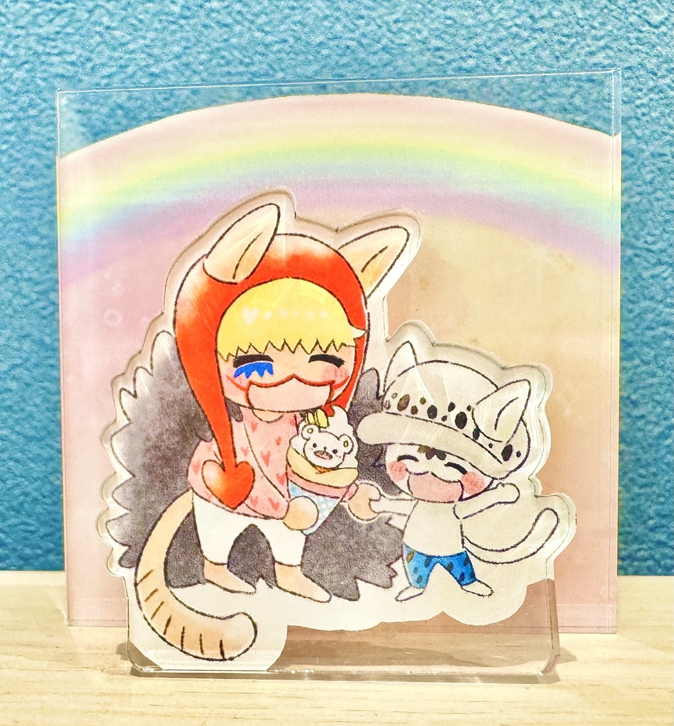 ハラカドにゃんコラ&ロ アクリルメモスタンド