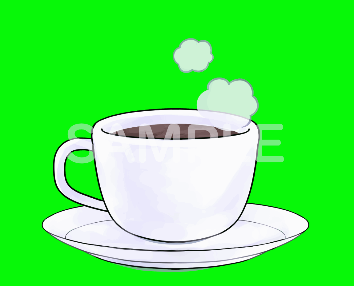 コーヒー【GIF動画】 Virtual shop BOOTH