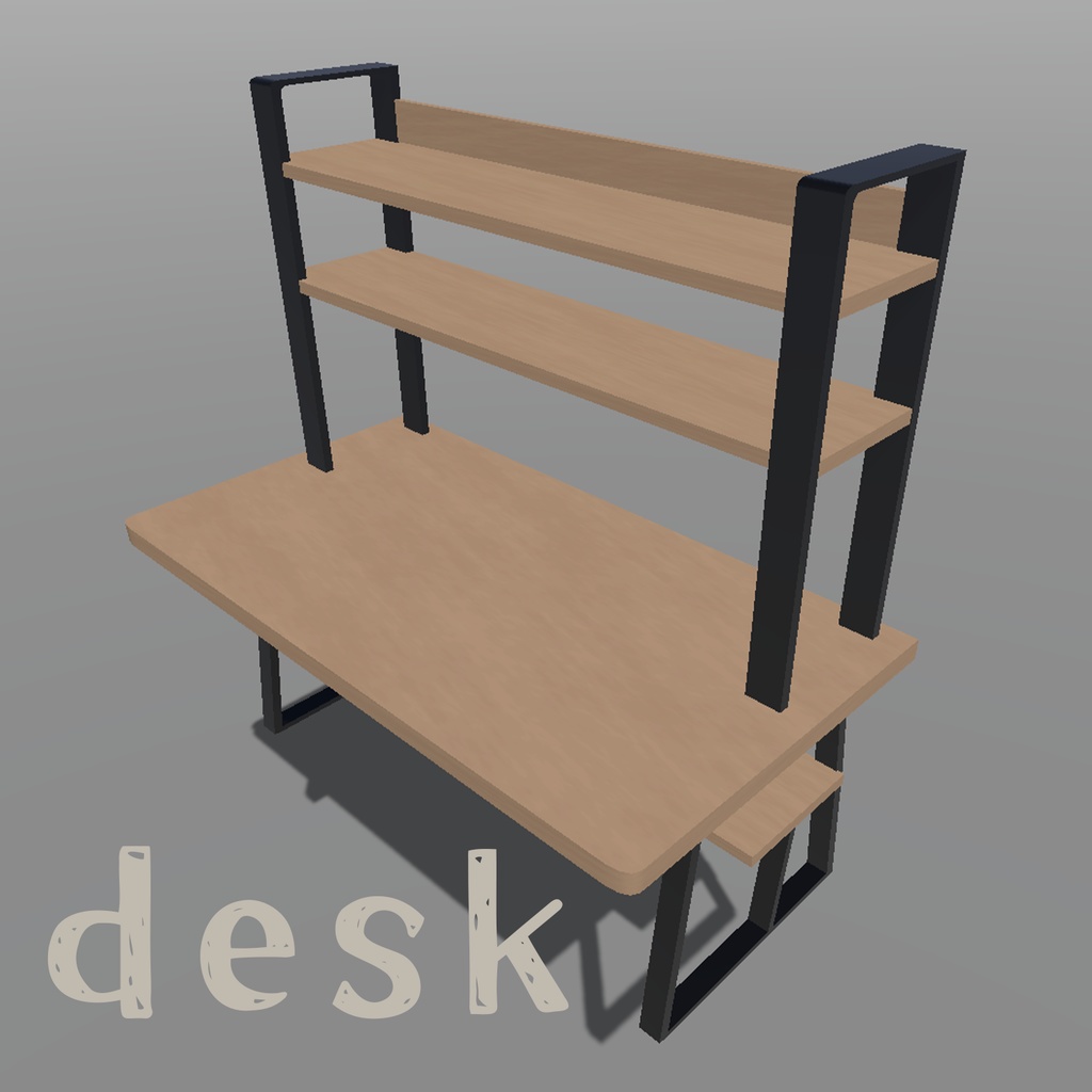 ちょっとかわいい学習机デスク 【student_desk】