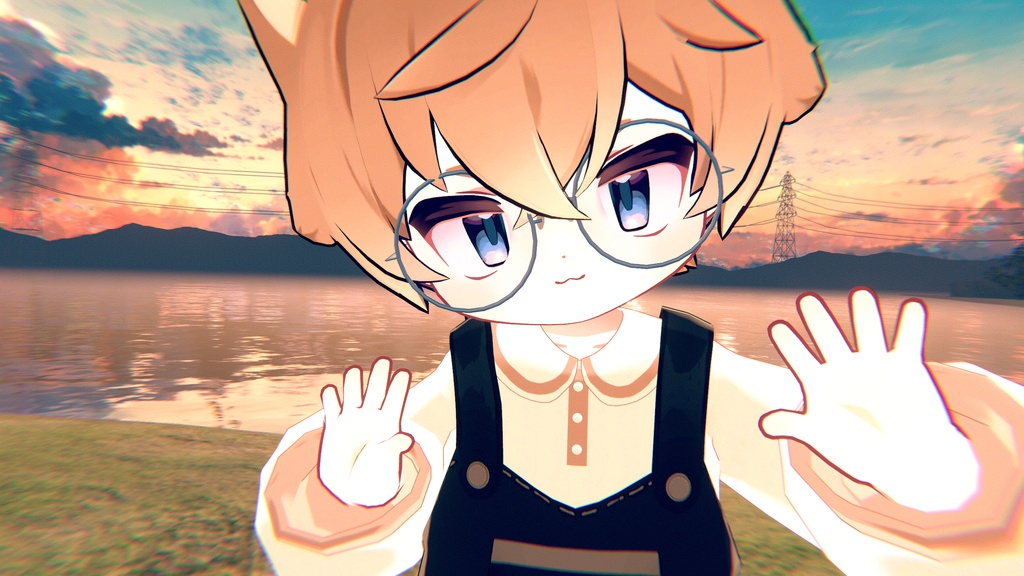 【まめふれんず対応】カジュアルサロペットコーデ