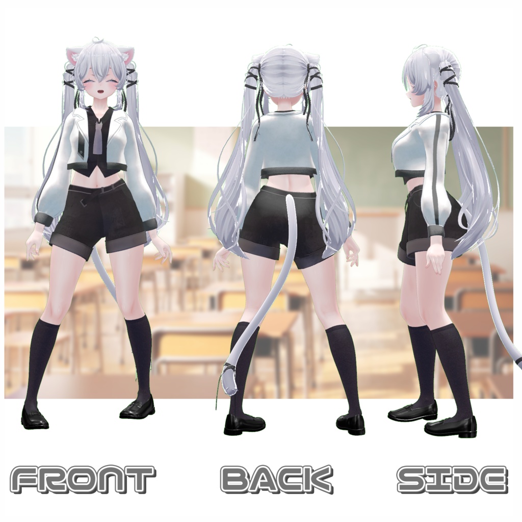 【Sio専用】シンプルめなサイバー風制服