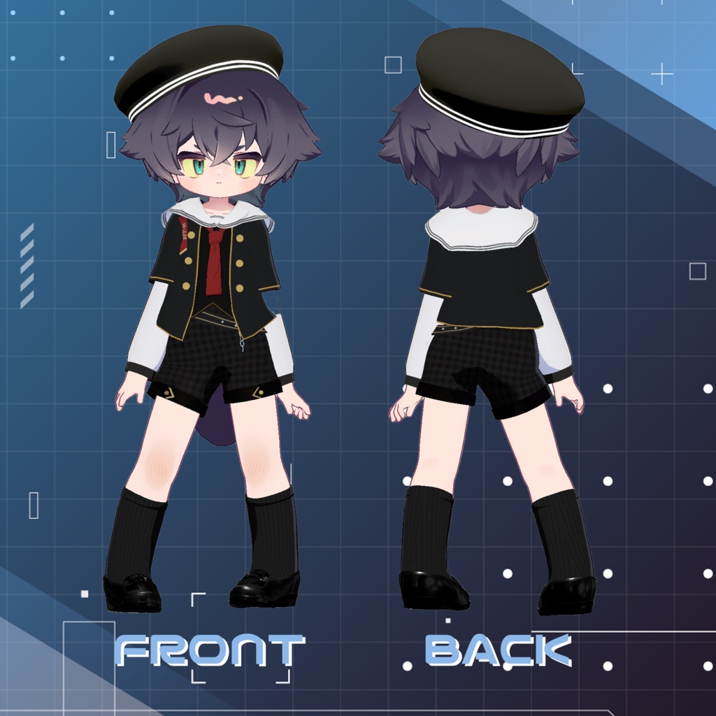 【まめふれんず対応】ファンタジー風制服衣装 SFP-01
