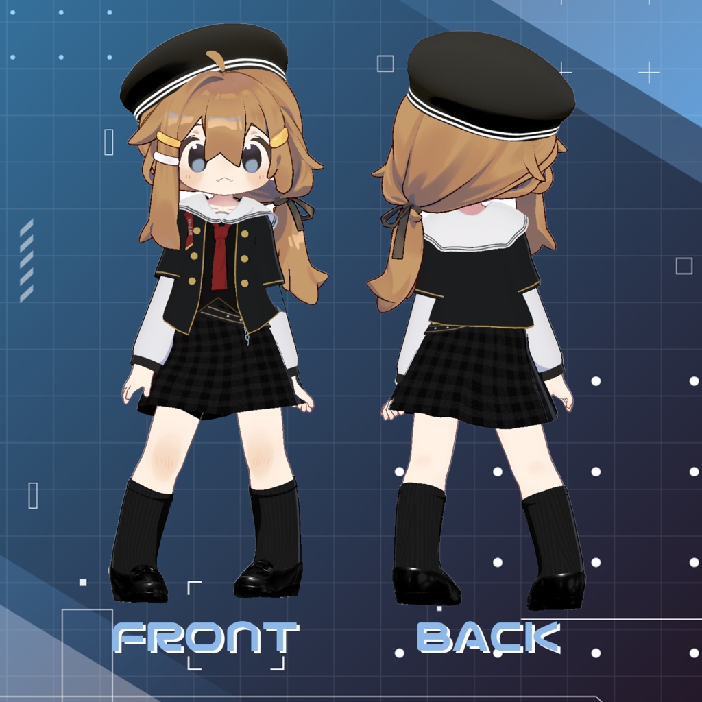 【まめふれんず対応】ファンタジー風制服衣装 SFP-01