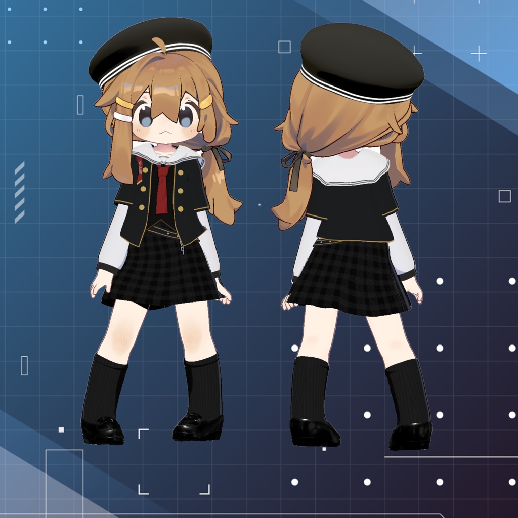【まめふれんず対応】ファンタジー風制服衣装 SFP-01