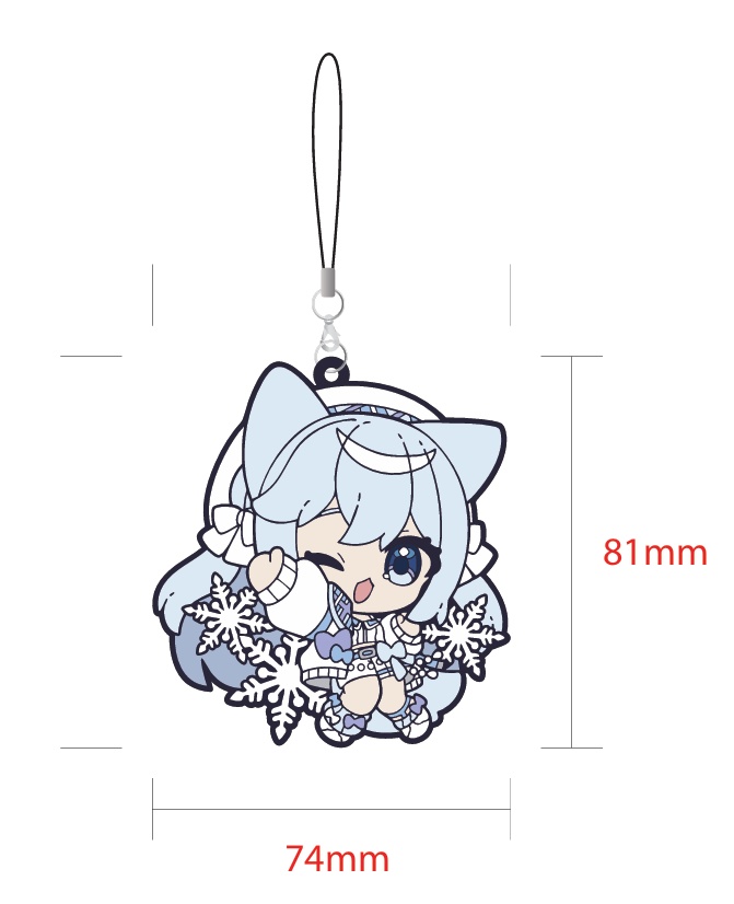 【限定100個】霜戌レイナ_オリジナルラバーストラップ_2026ver