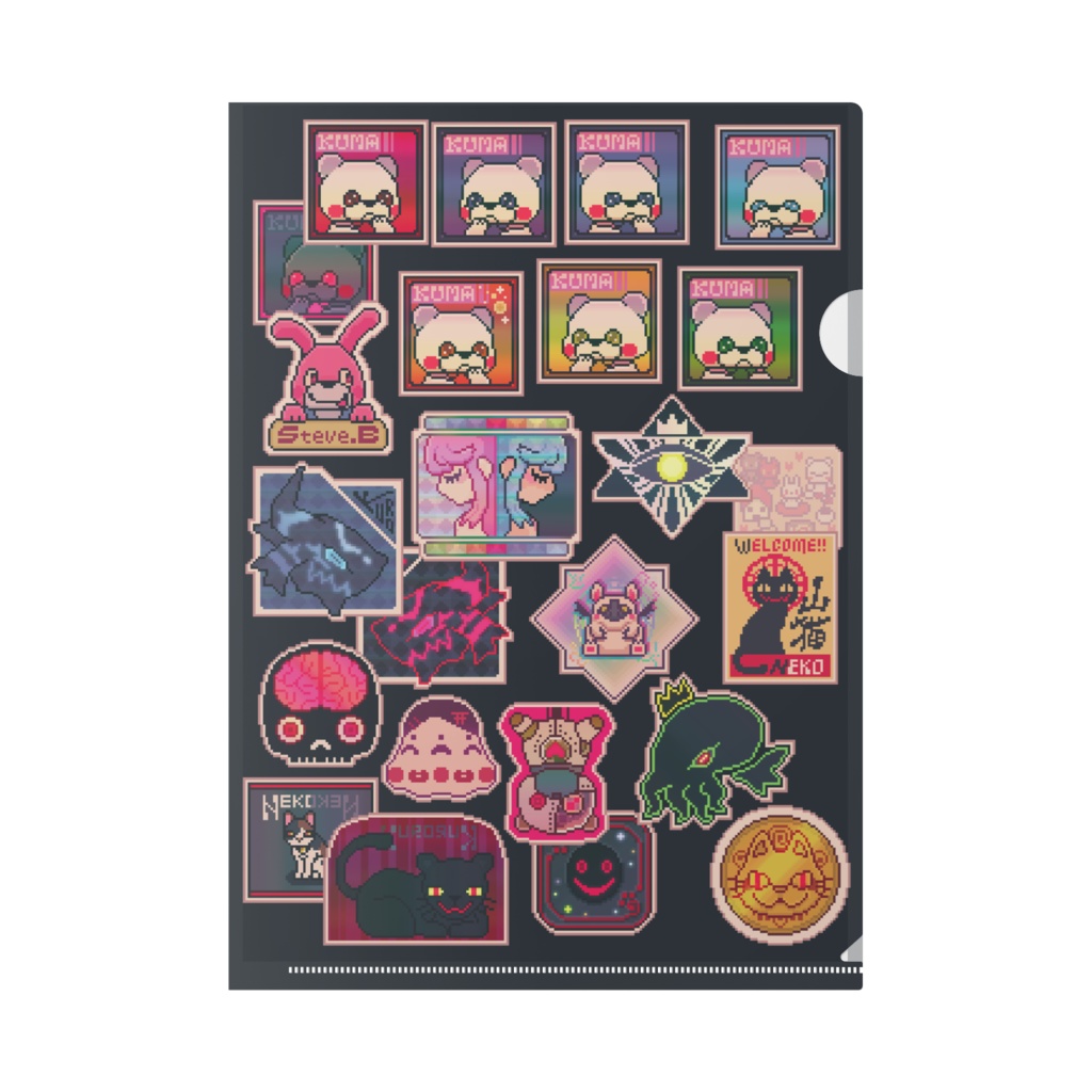 【ドット絵】はこにわエデン【クリアファイル】