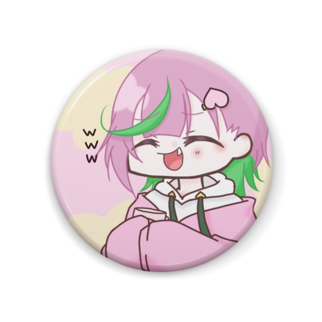 デフォルメゲラ缶バッジ