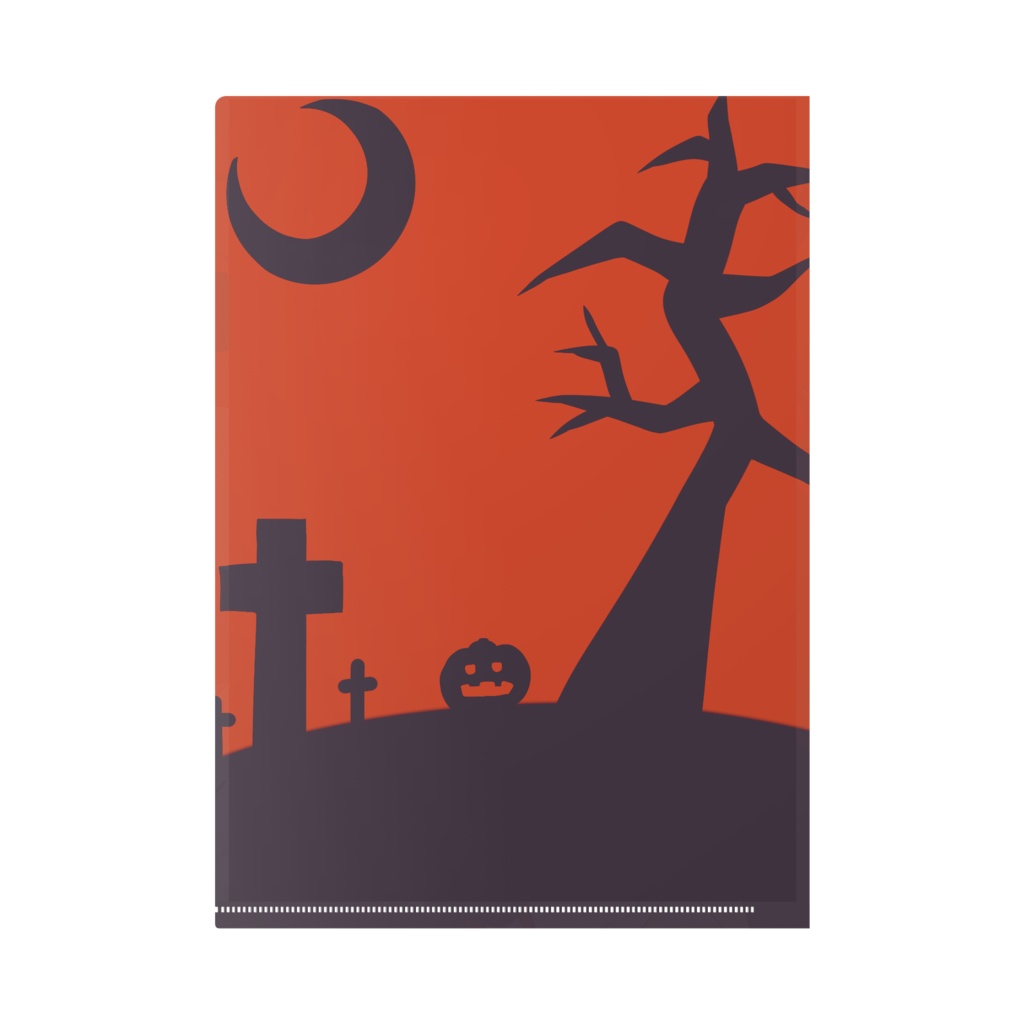 陽向桃 ハロウィンイラストクリアファイル