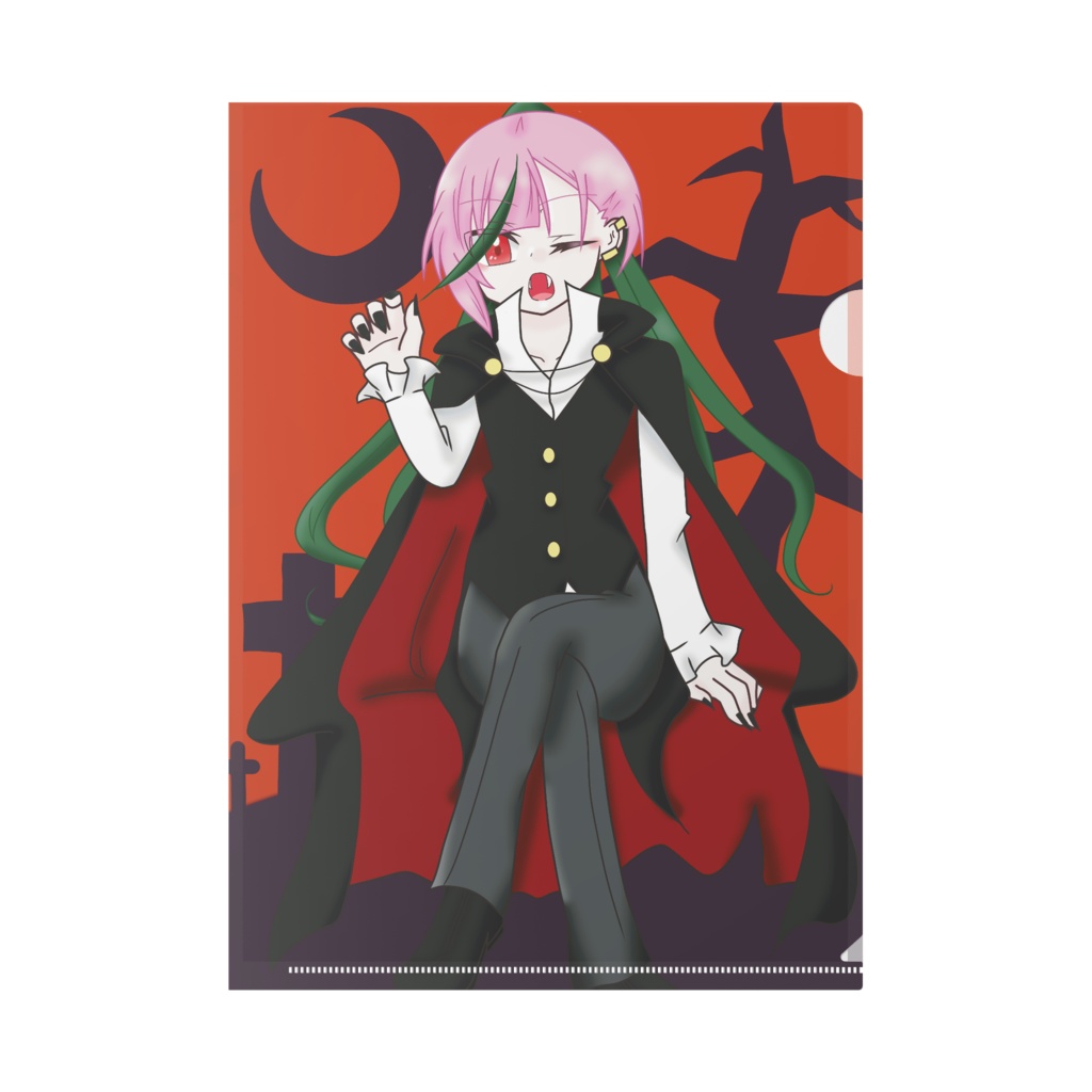 陽向桃(とう) ハロウィンクリアファイル