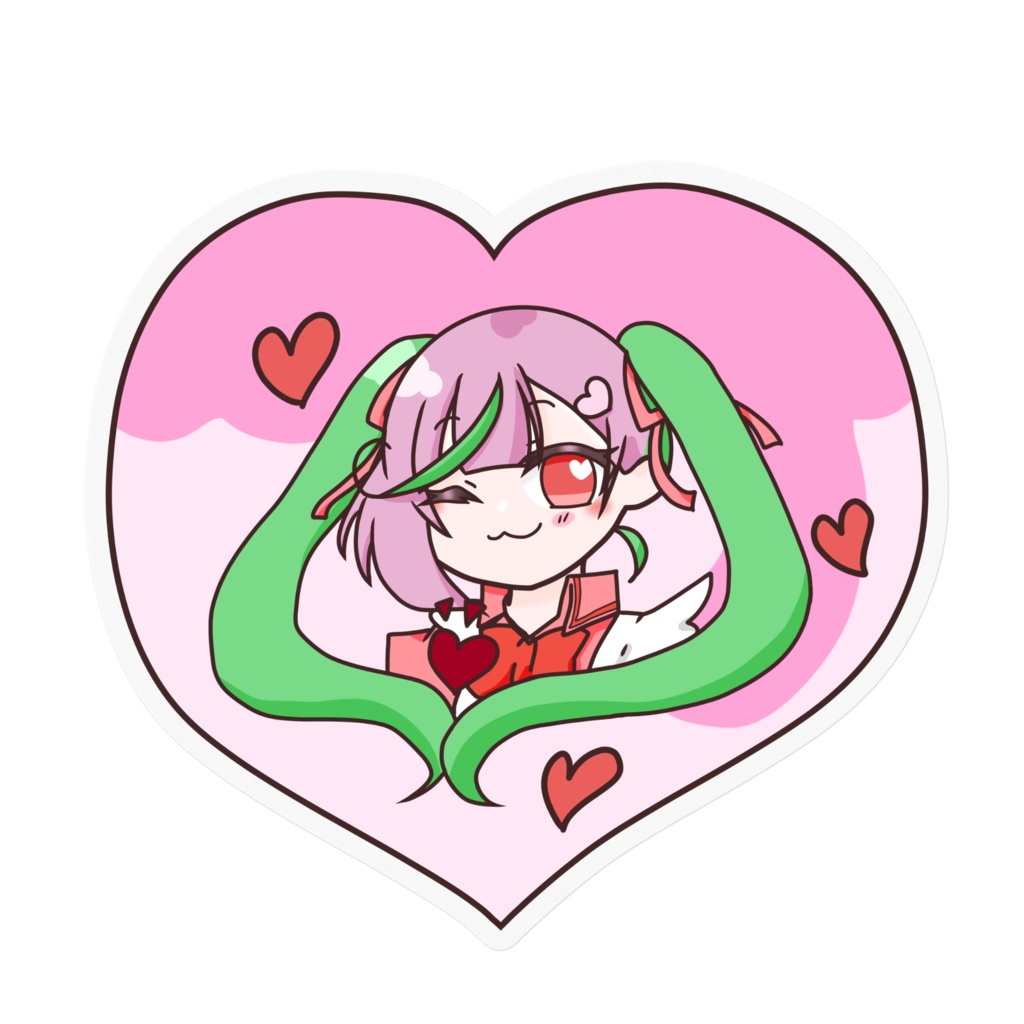 陽向桃1周年記念ステッカー