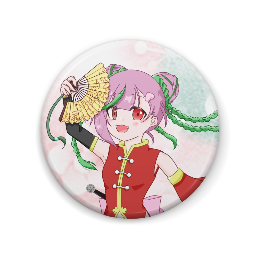 陽向桃2周年記念グッズ 缶バッジA