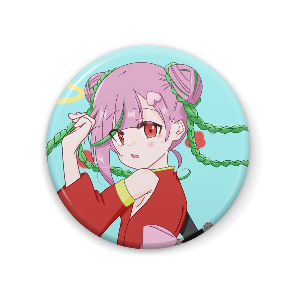 陽向桃2周年記念グッズ 缶バッジB