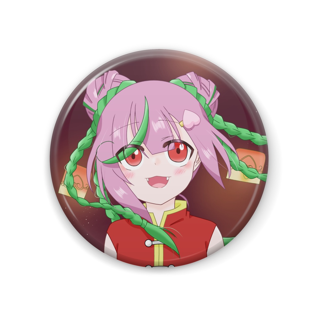 陽向桃2周年記念グッズ 缶バッジC
