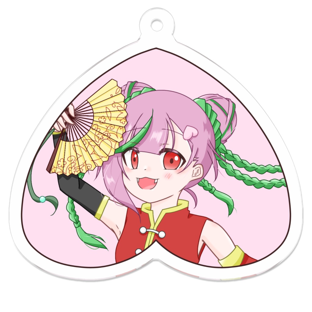 陽向桃2周年記念グッズ アクリルキーホルダーA