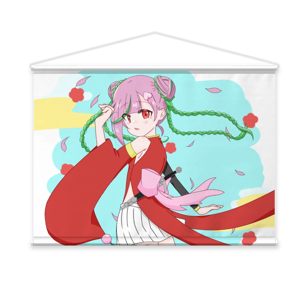 陽向桃2周年記念グッズ タペストリーB