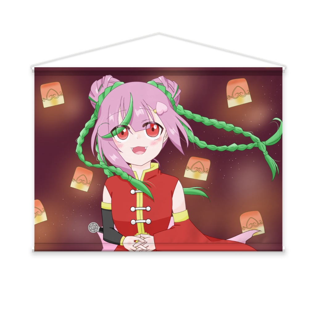 陽向桃2周年記念グッズ タペストリーC