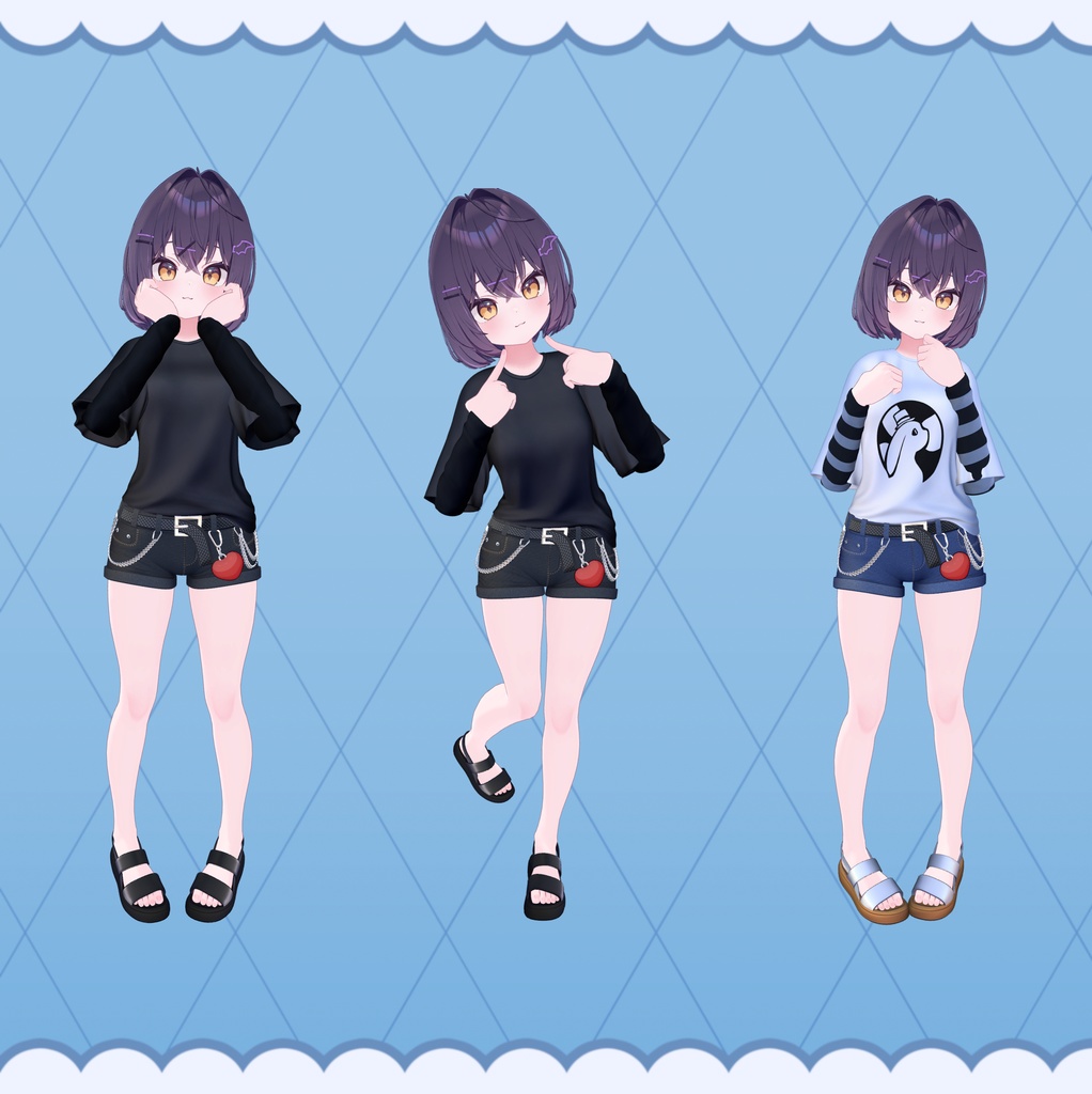 💖🐇 【8アバター対応】 - ふわふわバニー (Fluffy Bunny) 🐇💖