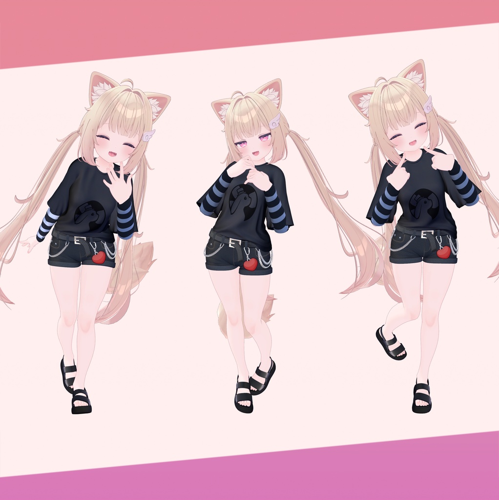 💖🐇 【8アバター対応】 - ふわふわバニー (Fluffy Bunny) 🐇💖