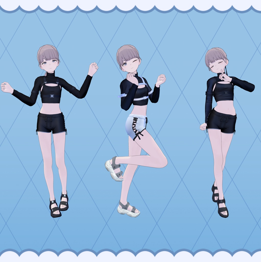 💖🐇 【9アバター対応】 - NYX Outfit -🐇💖