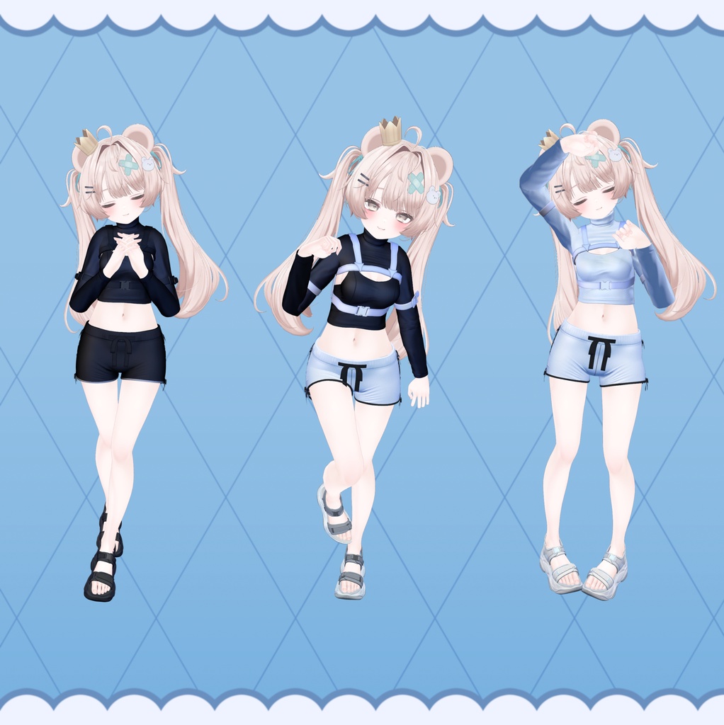 💖🐇 【9アバター対応】 - NYX Outfit -🐇💖