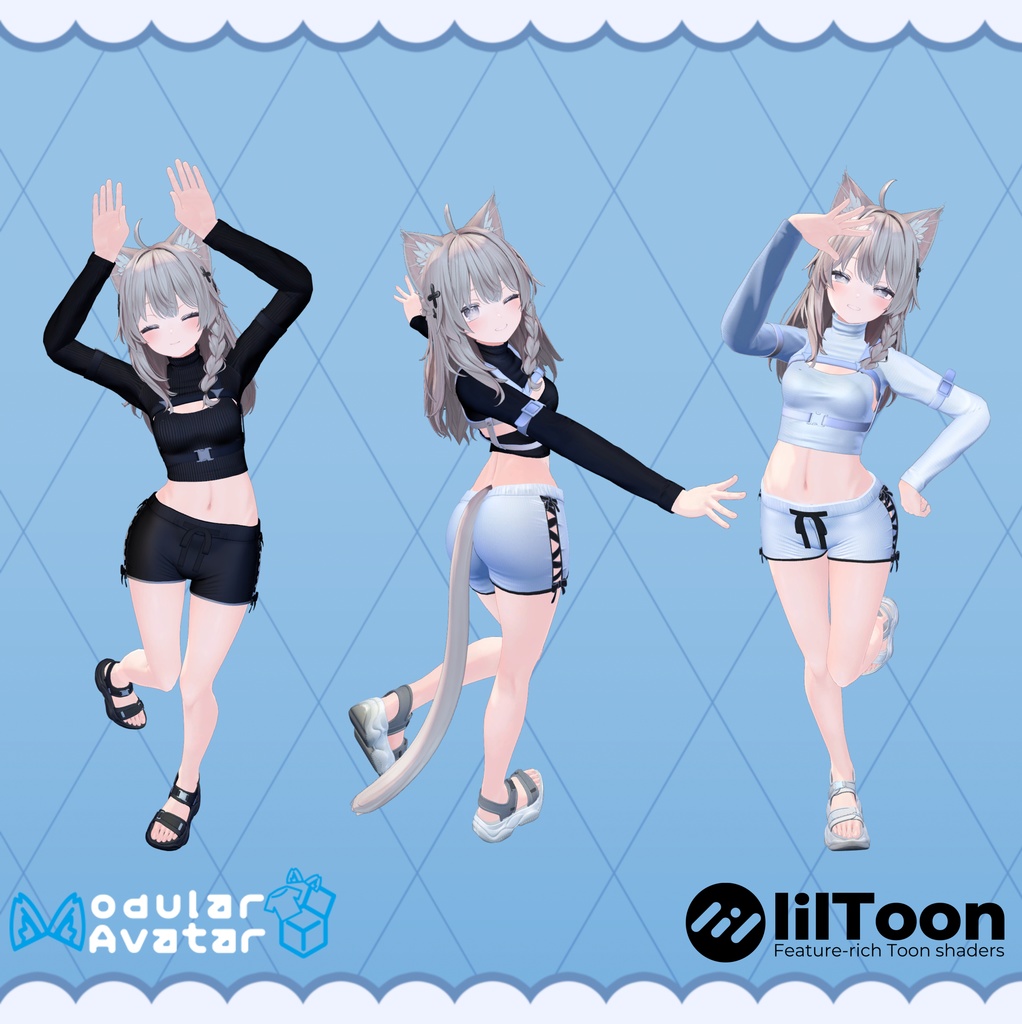 💖🐇 【9アバター対応】 - NYX Outfit -🐇💖