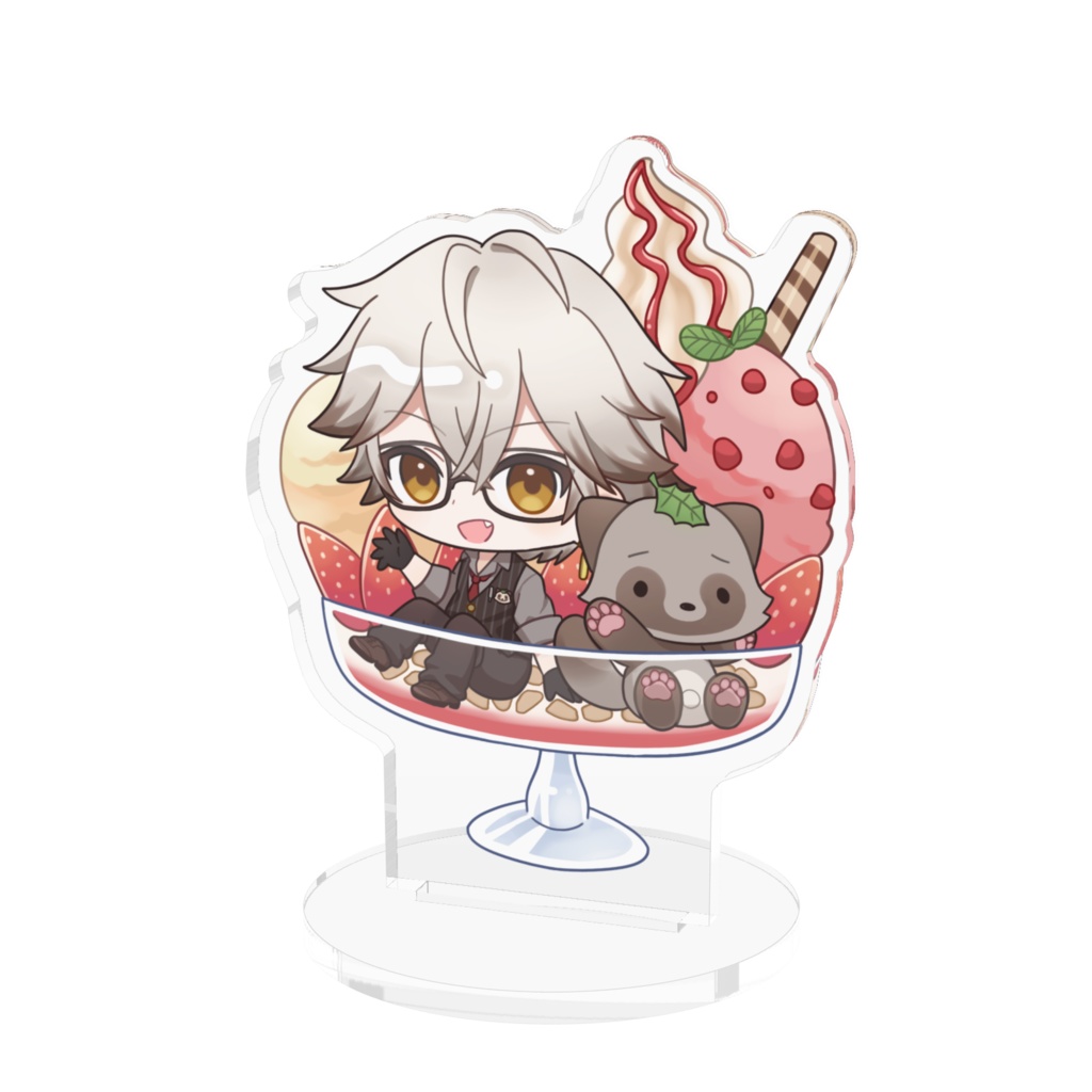 【アクリルスタンド】コラボカフェ【イチゴパフェ】