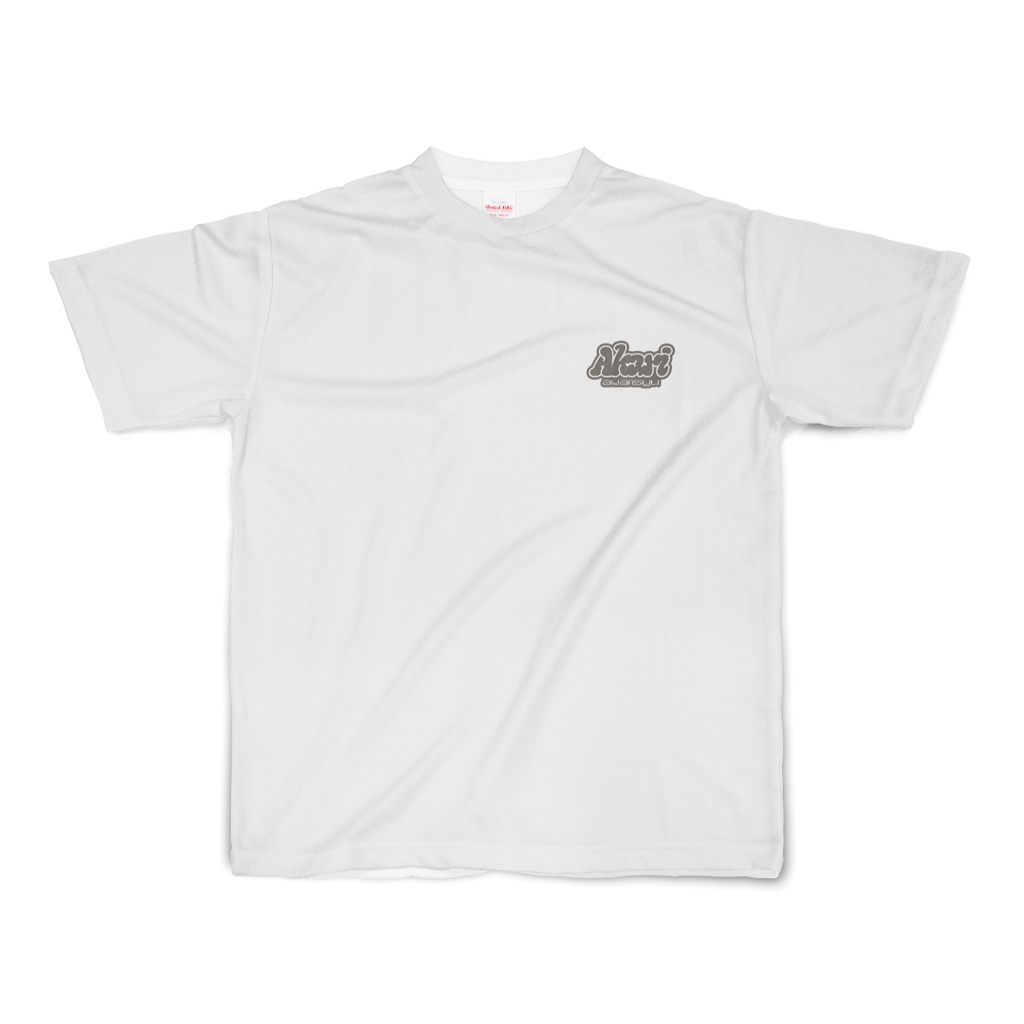 【白】ロゴTシャツ(速乾素材)
