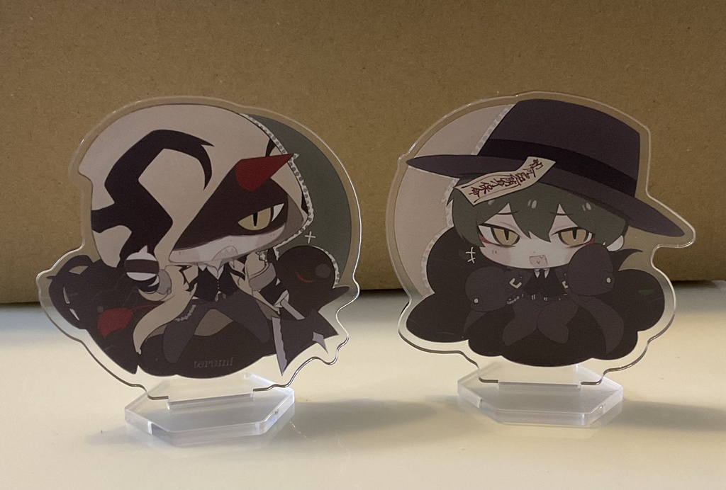 仮装テルミ&ハザマアクリルスタンド