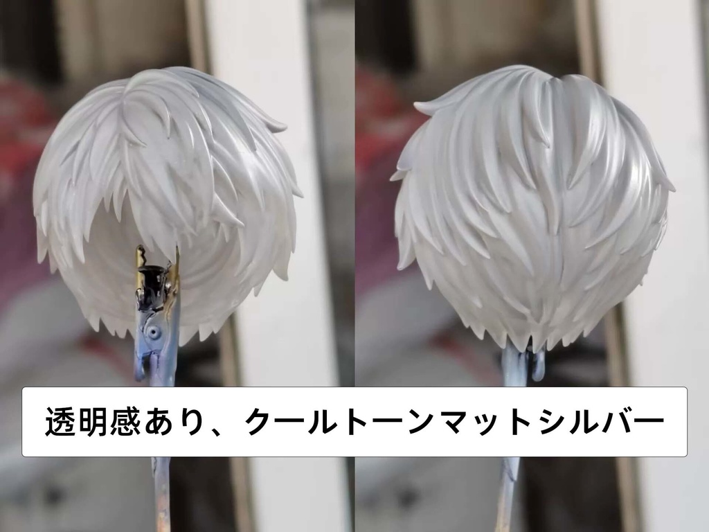 オビツ11 ヘッド 髪パーツ 顔パーツ ヘッド ホワイティ ob11 h13