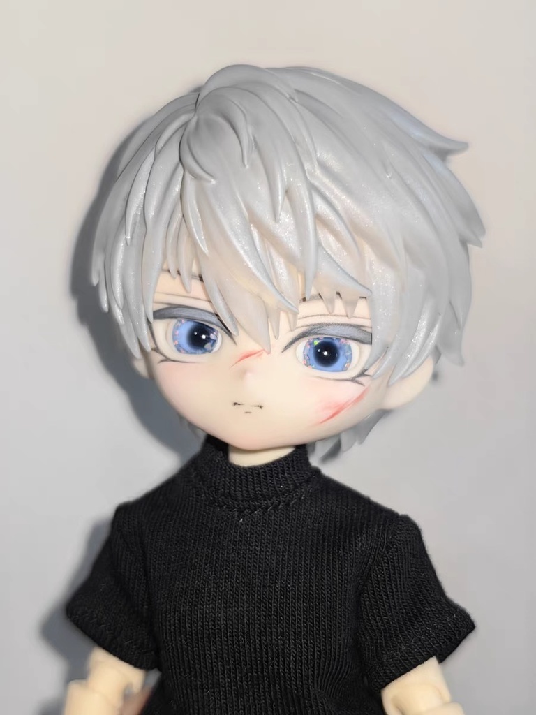 オビツ11 ヘッド 髪パーツ 顔パーツ ヘッド ホワイティ ob11 h13