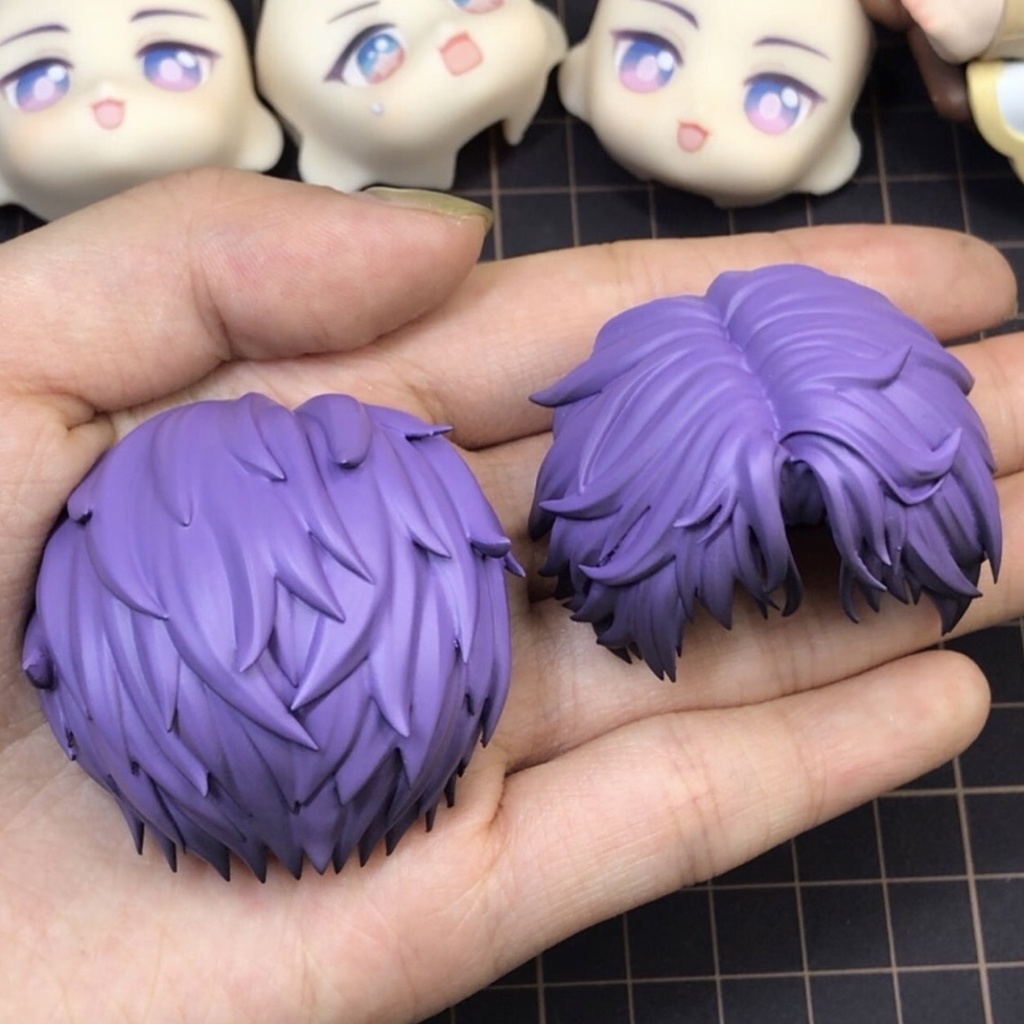 オビツ11 ヘッド 髪パーツ 顔パーツ ヘッド ホワイティ ob11 h18