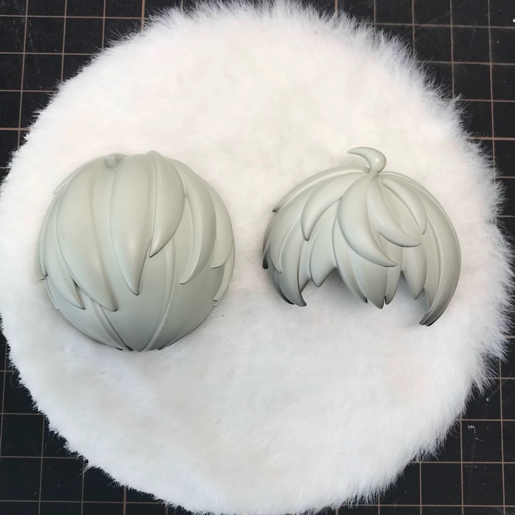 オビツ11 ヘッド 髪パーツ 顔パーツ ヘッド ホワイティ ob11 h19