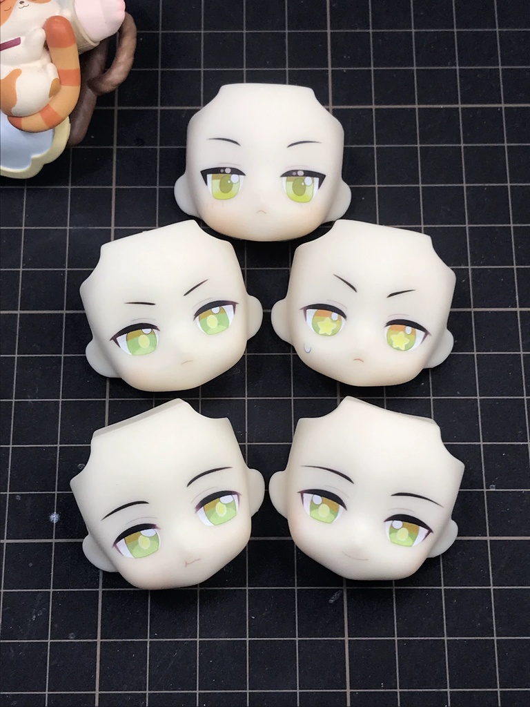 オビツ11 ヘッド 髪パーツ 顔パーツ ヘッド ホワイティ ob11 h19