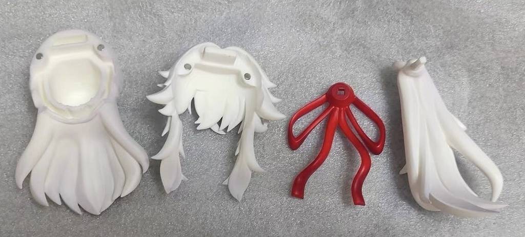 オビツ11 ヘッド 髪パーツ h21