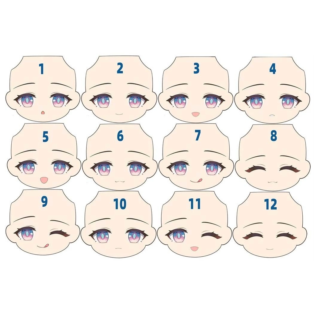 オビツ11 ヘッド 髪パーツ h24