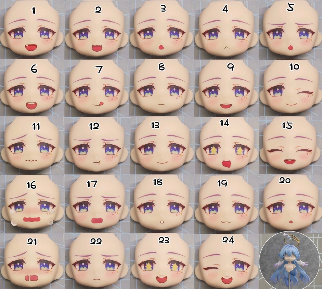 オビツ11 ヘッド 髪パーツ h25