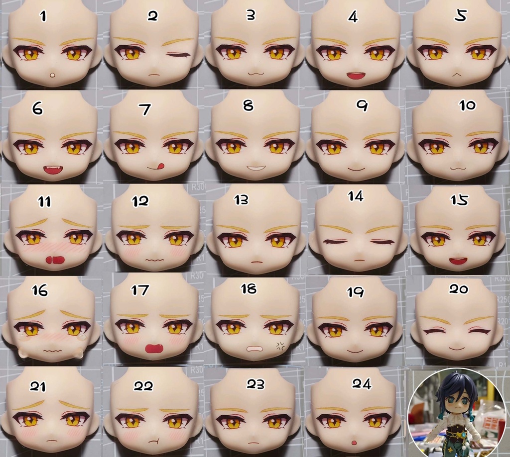 【ファイノン】 第二形態 オビツ11顔