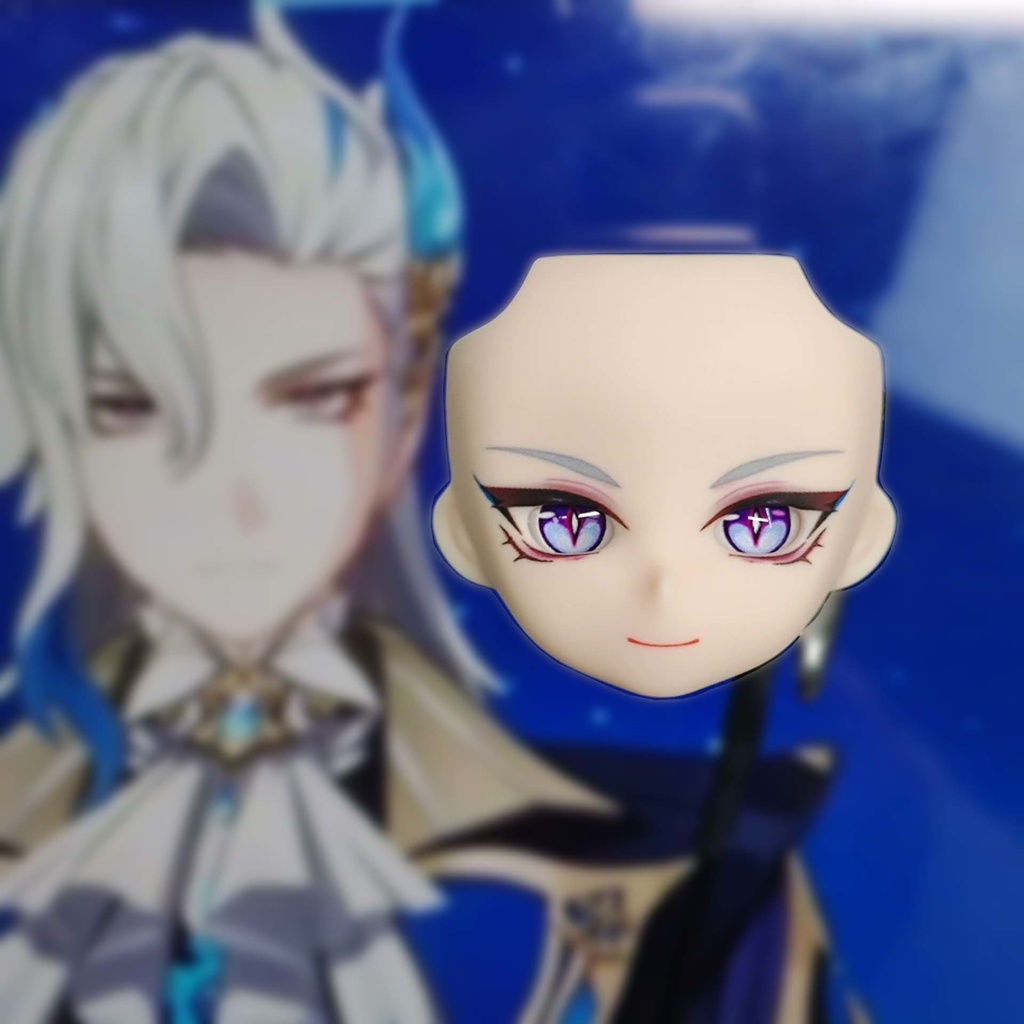 ヌヴィレット アイホール顔 オビツ11 ホワイティ