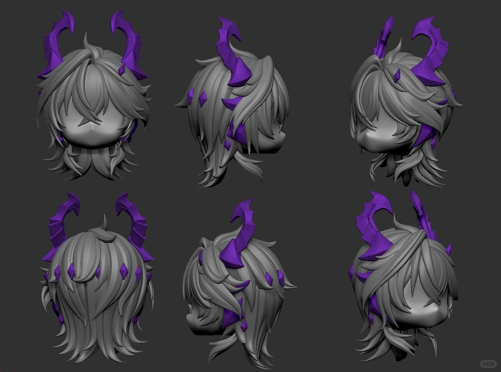 ドゥリン　オビツ11髪