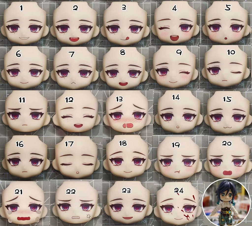 【ローエン】オビツ11 顔パーツ